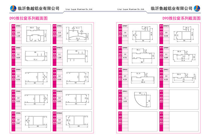 D90推拉窗系列